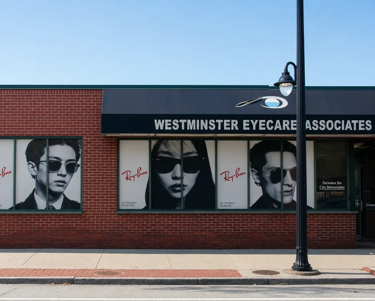 Westminster Eye Care Associates storefront in downtown Providence